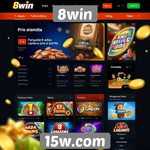 Guia de navegação no site 8win